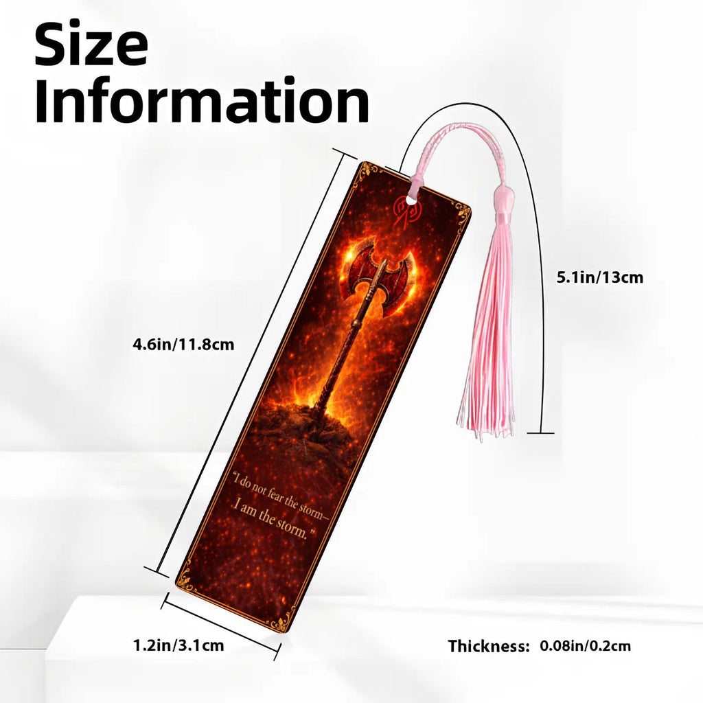 Wooden Bookmark Red