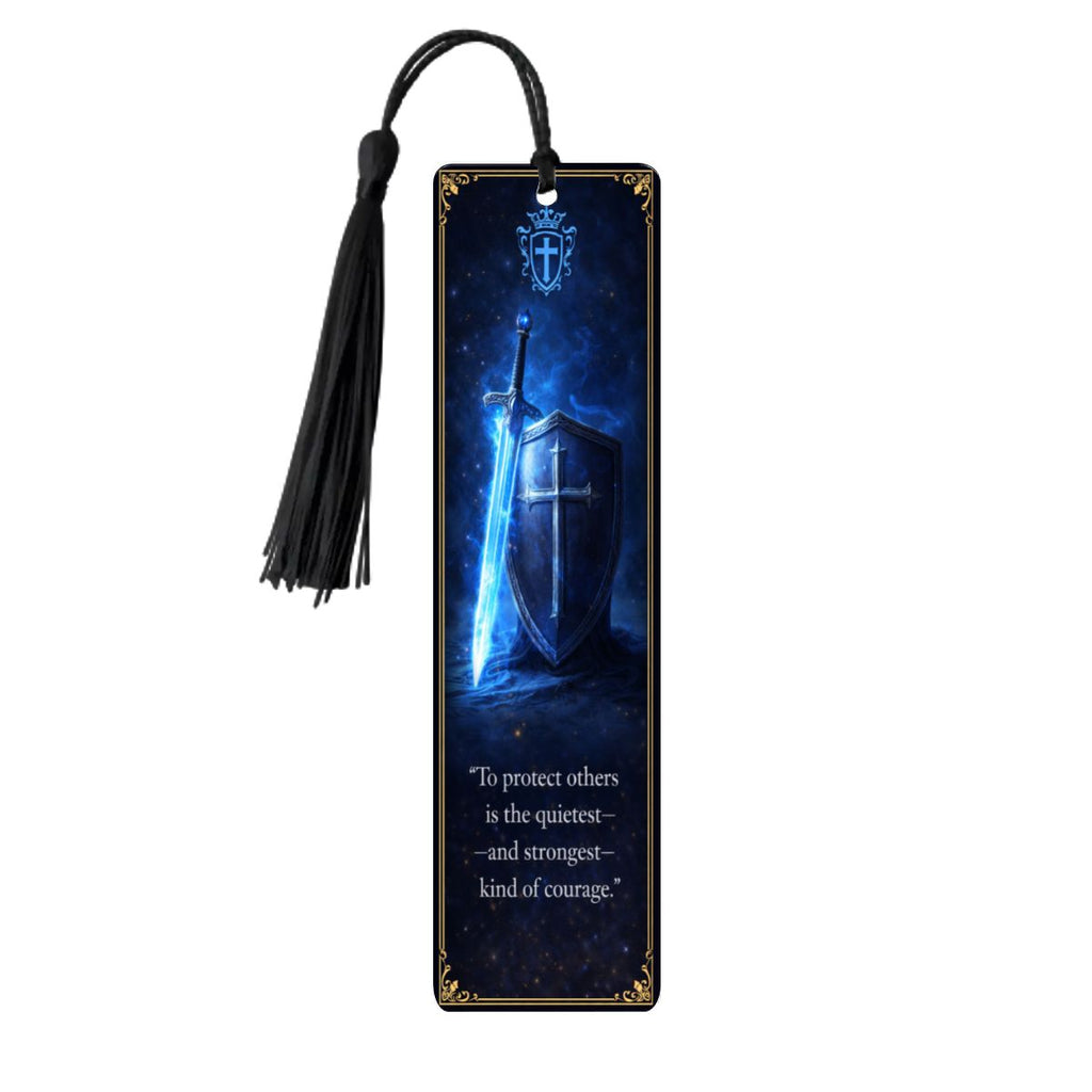 Wooden Bookmark Blue