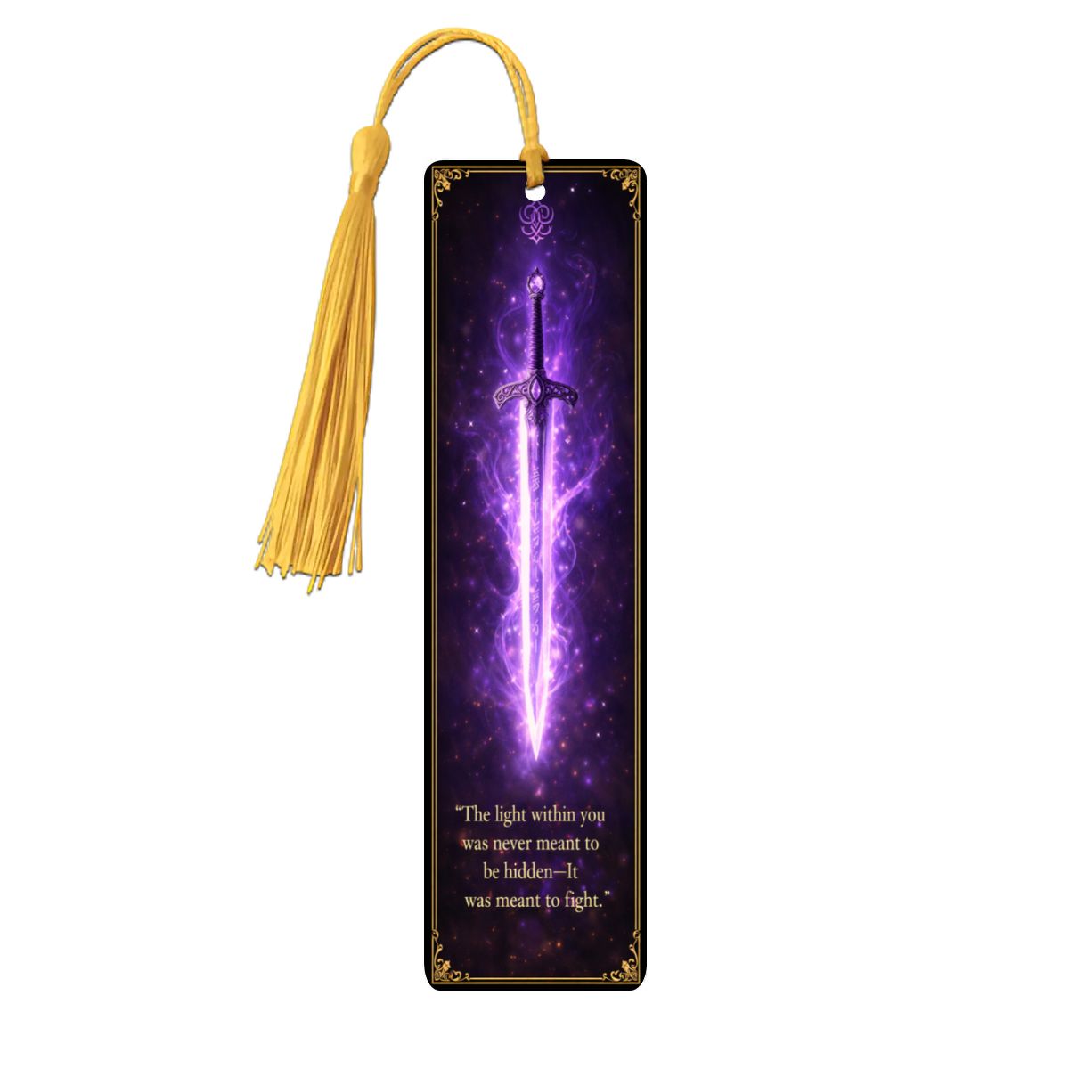 Wooden Bookmark Purple