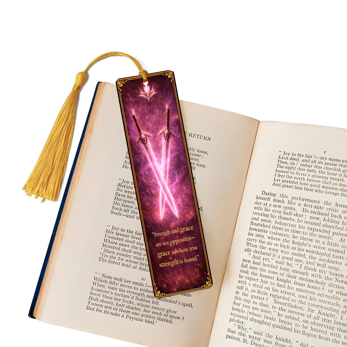 Wooden Bookmark Pink