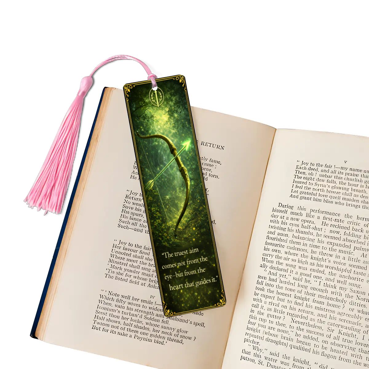 Wooden Bookmark Green