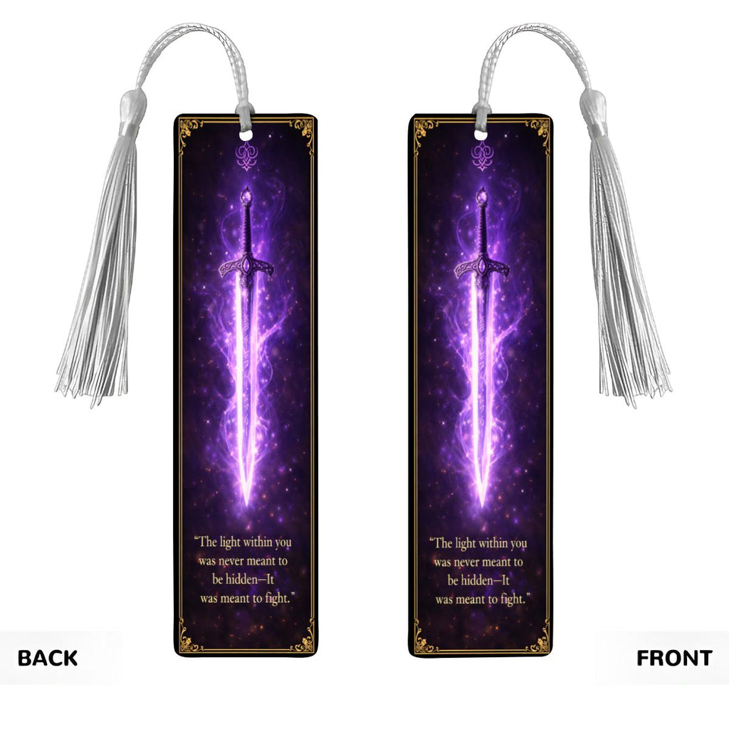 Wooden Bookmark Purple